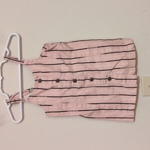 Calvin Klein Jeans striped pink shirt size 24 months